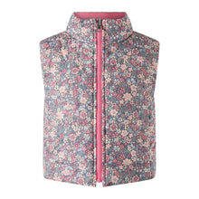 Reversible Floral Puffer Vest
