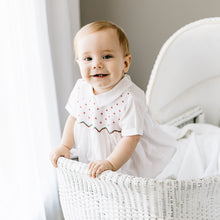 Smocked Diamond Holiday Creeper