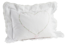 Feltman Floral Heart Pillow Case
