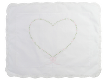Feltman Floral Heart Pillow Case