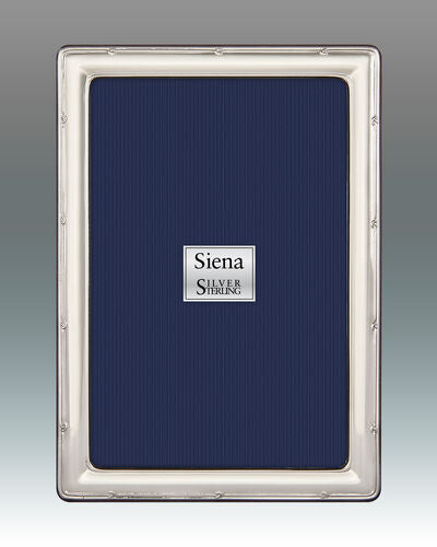 5x7 Fine Knot Border Siena 925 Sterling Frame