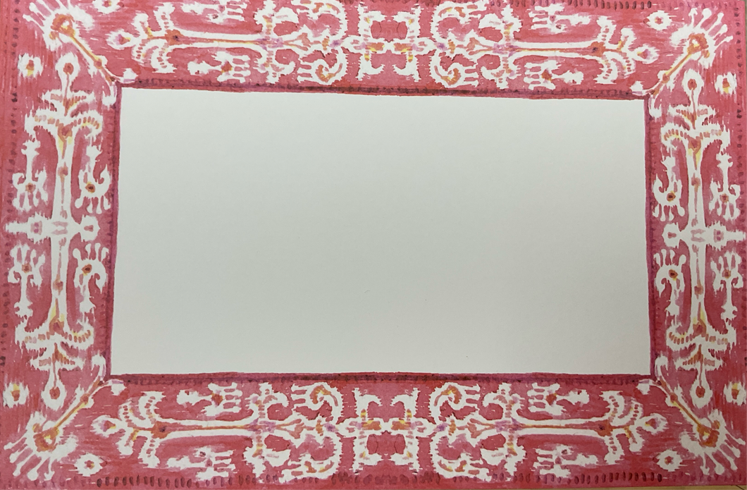Melon Ikat Invitations-3A290