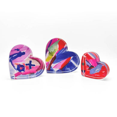 Set of 3 Acrylic Hearts