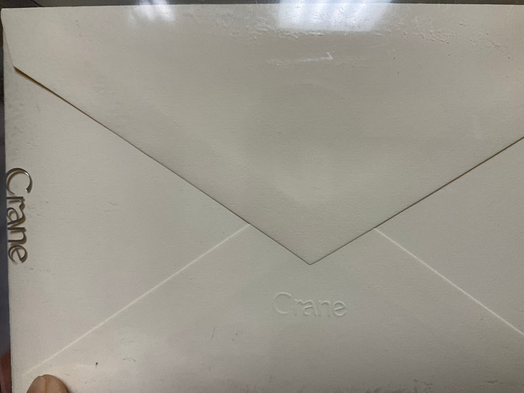 Ecruwhite Kid Finish #3 Envelopes-PE3116-4 3/8 x 6 9/16