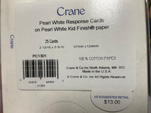 Pearl White Response Cards-PC1301