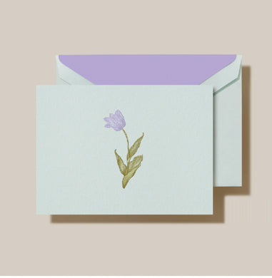 10 Engraved Tulip Note-CF12014