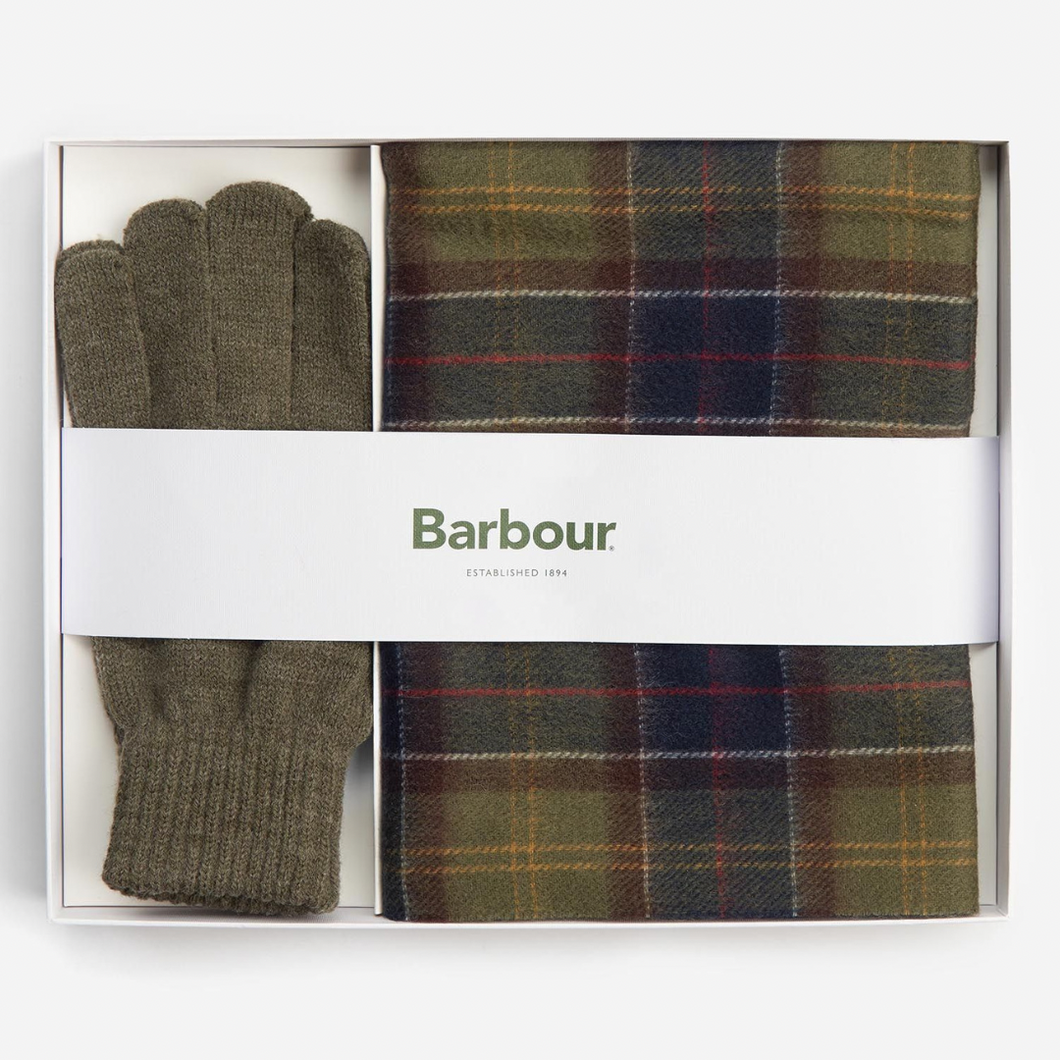 Tartan Scarf & Glove Gift Set