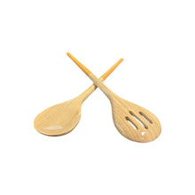 Refined Bamboo Salad Servers Collection