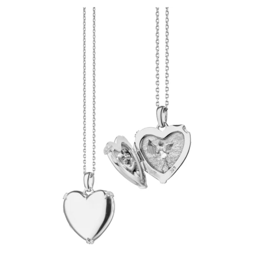 HEART LOCKET NECKLACE-43123