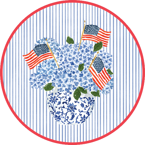 Flags And Hydrangeas Collection