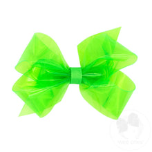 WeeSplash Colored Vinyl Bow w/Plain Wrap