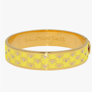13mm Bee Sparkle Trellis Bangle