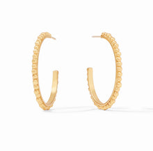 Colette Beaded Hoop-HP052G-M : MEDIUM