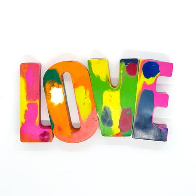 Assorted Lolly Crayon Letters