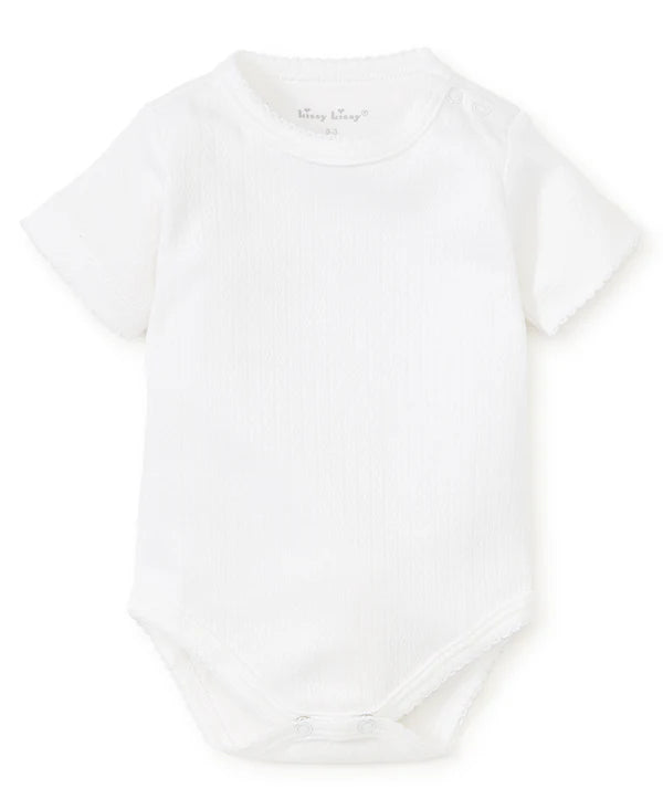 Kissy Kissy Pointelle Short Sleeve Bodysuit Collection