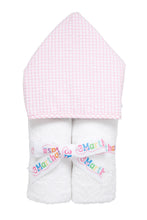 Seersucker Gingham Everykid Hooded Towel