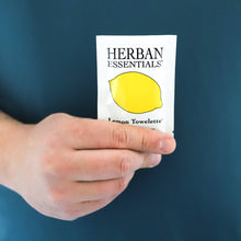 Lemon Towelettes - 7 Individual Essential Oil Wipes