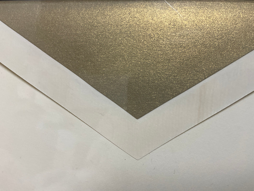 Gold Hand Bordered on Ecru-CC3303