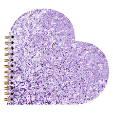 Glitter Heart Shaped Notebook