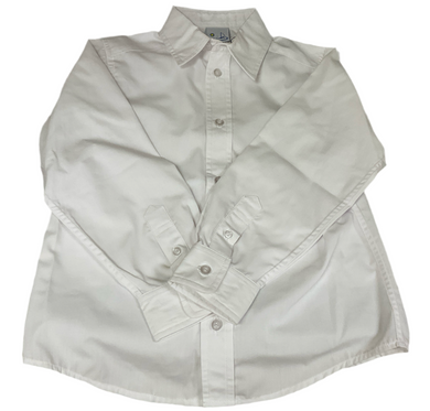 (LS) white dress shirt-54465 : 4
