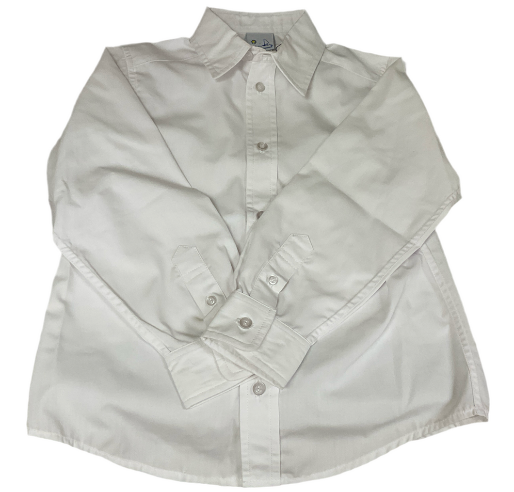 (LS) white dress shirt-54465 : 6