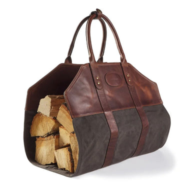 Canvas Log Carrier