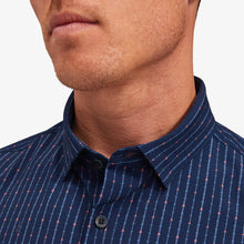Leeward Navy Peach Arrow Print