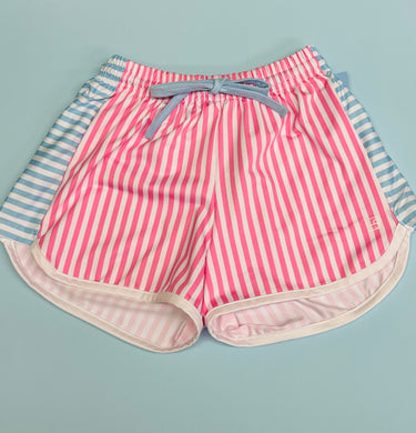 ANNIE SHORT PINK STRIPE-S-GSH002CUPK : 9-10Y