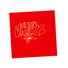 Merry Christmas w. Holly | Christmas Cups & Napkins (ALL)