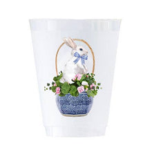 Set of 8 Easter Bunny Basket Shatterproof Cups