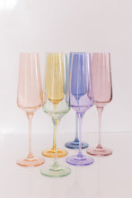 ESTELLE COLORED CHAMPAGNE FLUTE (Set of 6)