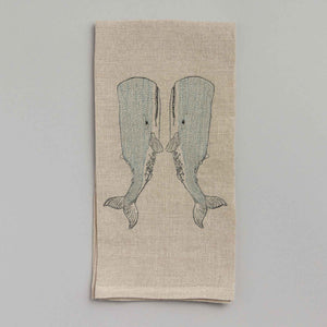 Whale Love Tea Towel