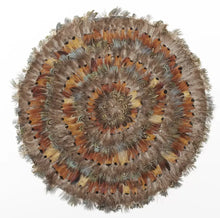 Round Pheasant Feather Placemat-3916