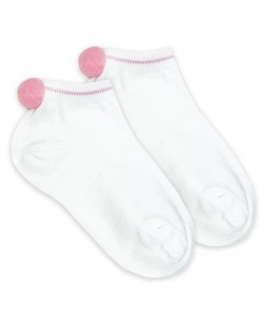 Jefferies Socks Smooth Toe Pom Pom Low Cut Socks 1 Pair
