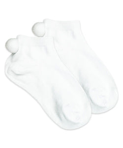 Jefferies Socks Smooth Toe Pom Pom Low Cut Socks 1 Pair