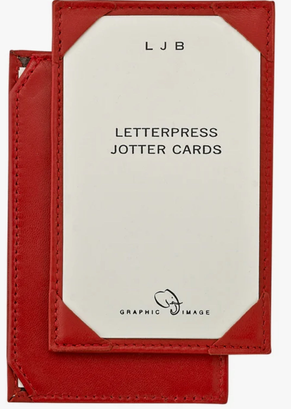 Traditional Red Leather Jotter-jtr-red