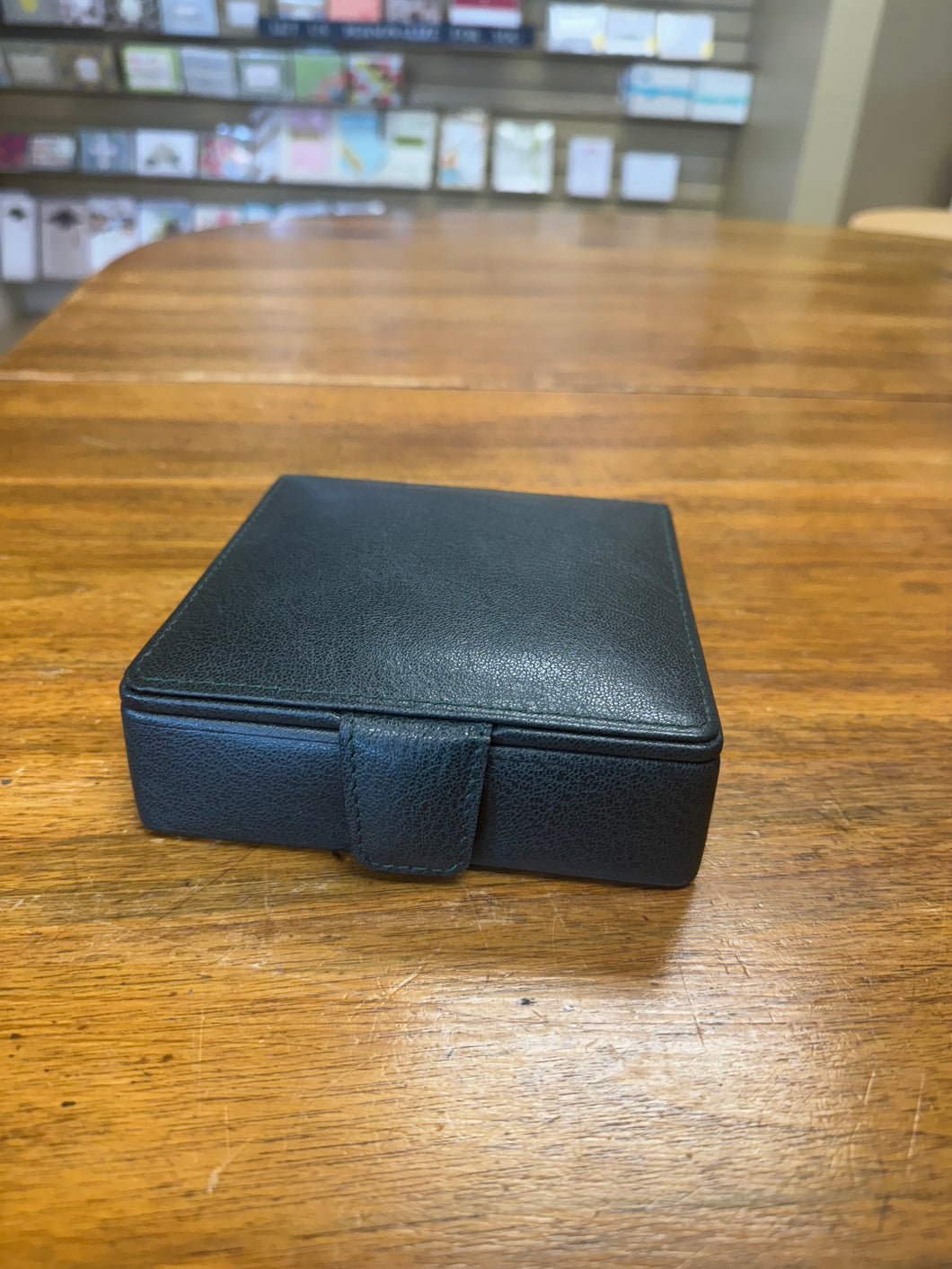 Small Cufflinks Box - 9 Pair-3040 : green