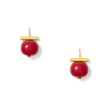 Classic Forever Fave Pebble Pearl Earrings~ Gold Medium