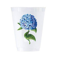 Blue Hydrangeas Shatterproof Cups | Set of 8