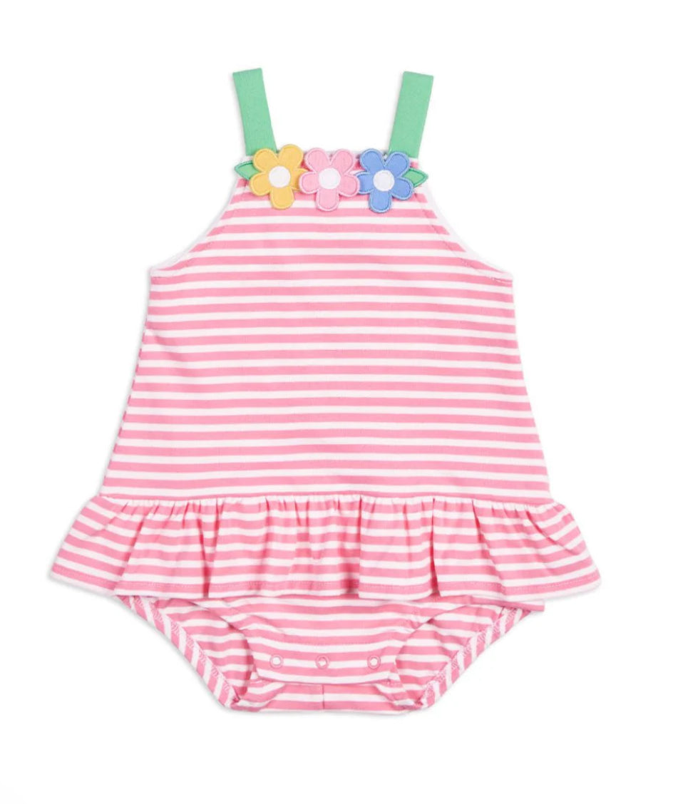 Stripe Knit With Flowers Collection