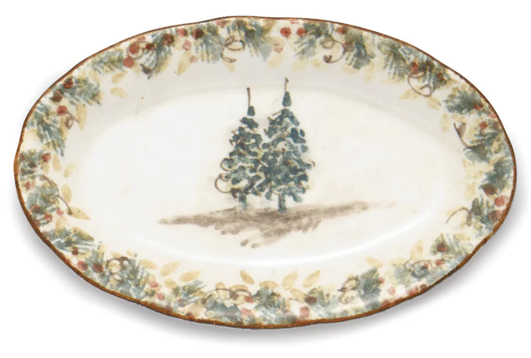 Natale Small Oval Tray