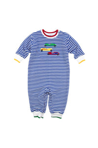 Stripe Knit Longall With Derby Cars