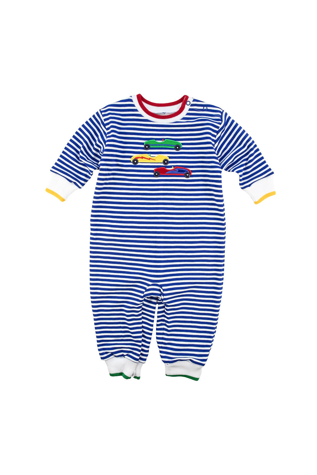 Stripe Knit Longall With Derby Cars