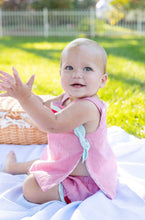Checker Seersucker Dress & Bloomer With Watermelon