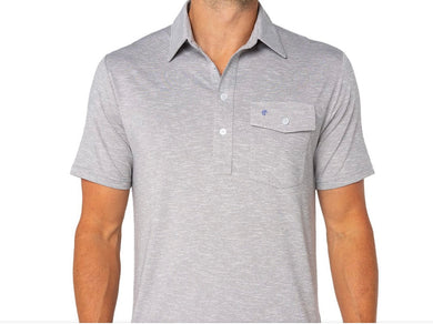 Heather players shirt-M-LBH45-GR-S : Small