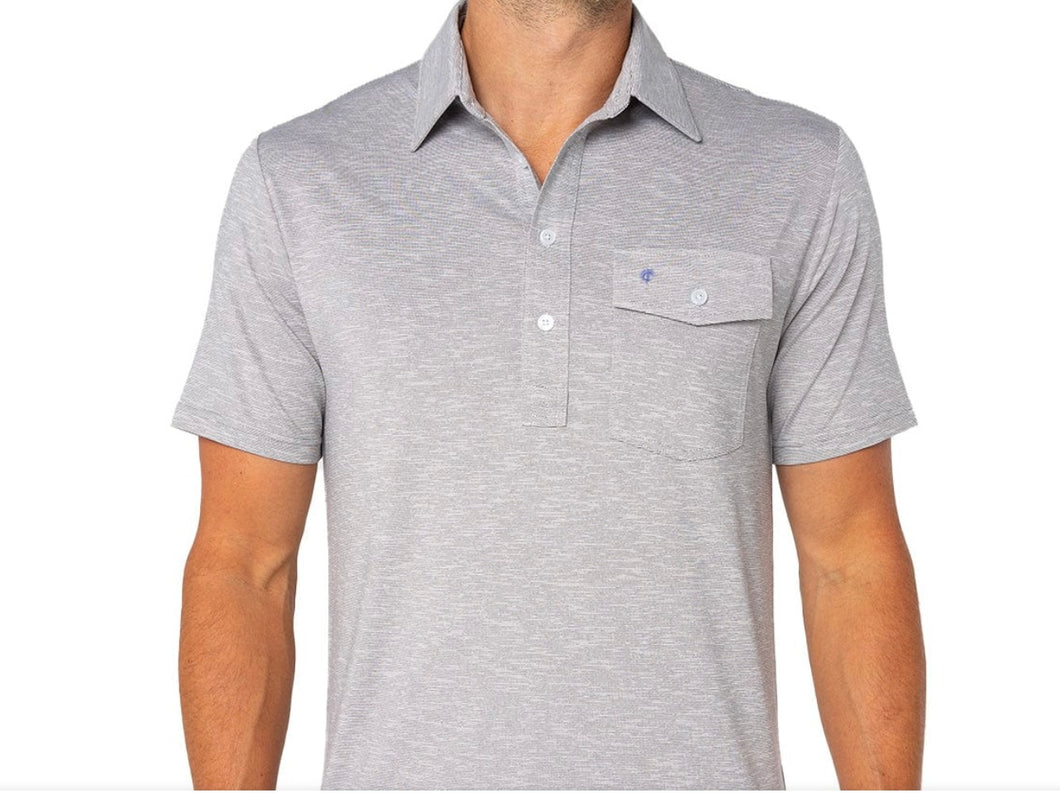 Heather players shirt-M-LBH45-GR-S : Small