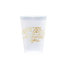 Merry Christmas w. Holly | Christmas Cups & Napkins (ALL)