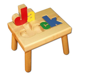 Personalized Puzzle Stool