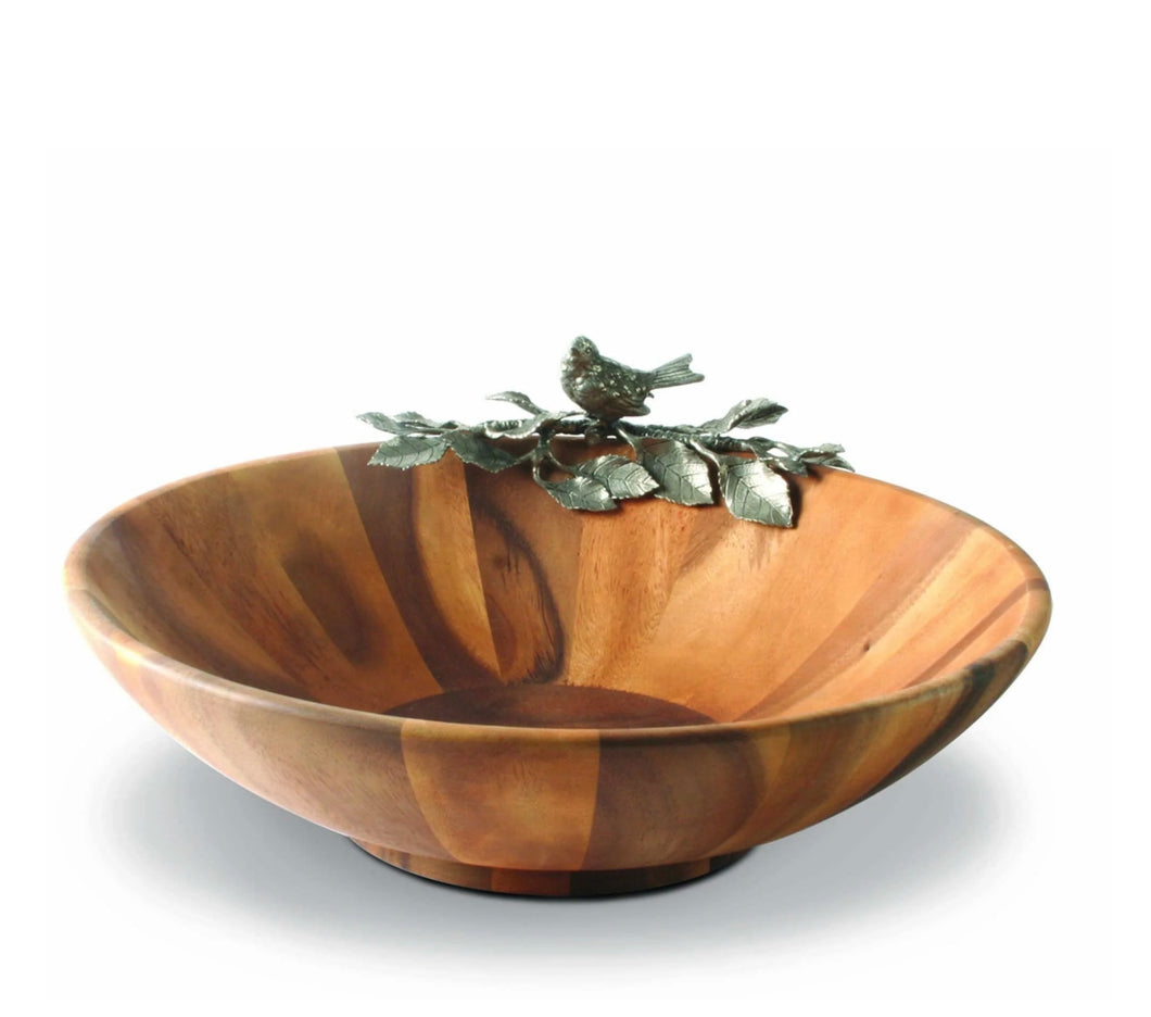 Song Bird Salad Serving Bowl