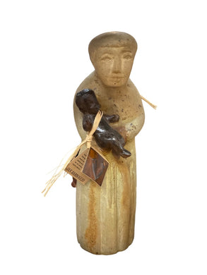 Cast Stone Saint w/Child-2734